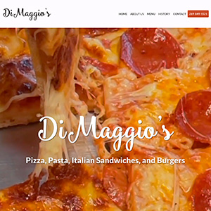 DiMaggio's Pizza Website