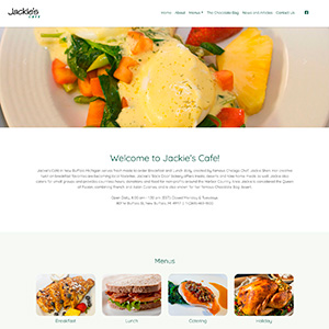 Jackie’s Cafe Website