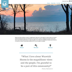 Warwick Shores website